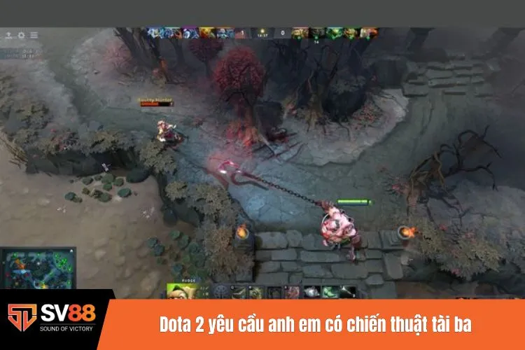 Dota 2 yêu cầu anh em có chiến thuật tài ba