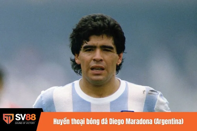 Huyền thoại bóng đá Diego Maradona (Argentina)