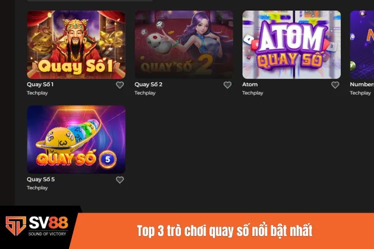 Top 3 trò chơi quay số nổi bật nhất