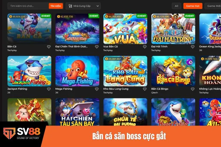 Bắn cá săn boss cực gắt